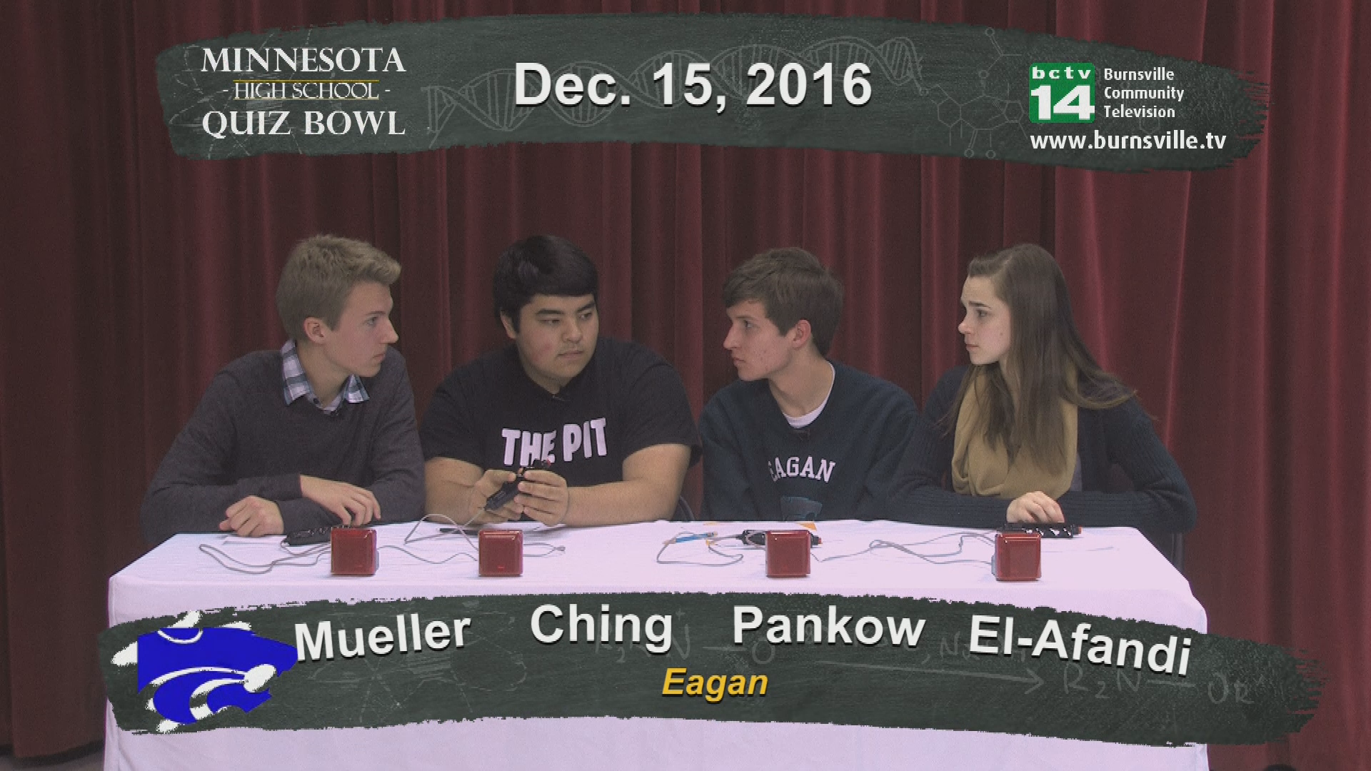 High School Quiz Bowl: Burnsville vs. Eagan
