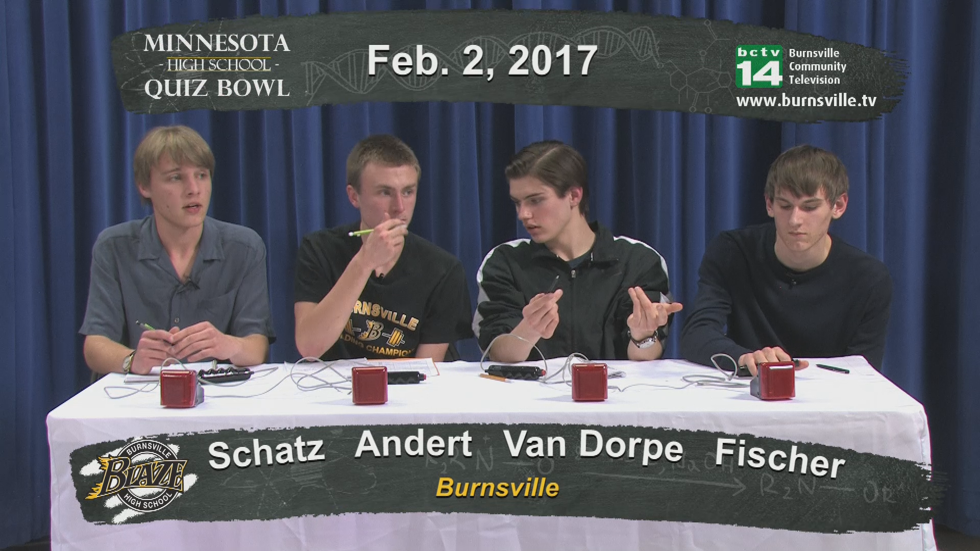 High School Quiz Bowl 2016: Burnsville vs. St. Thomas Academy
