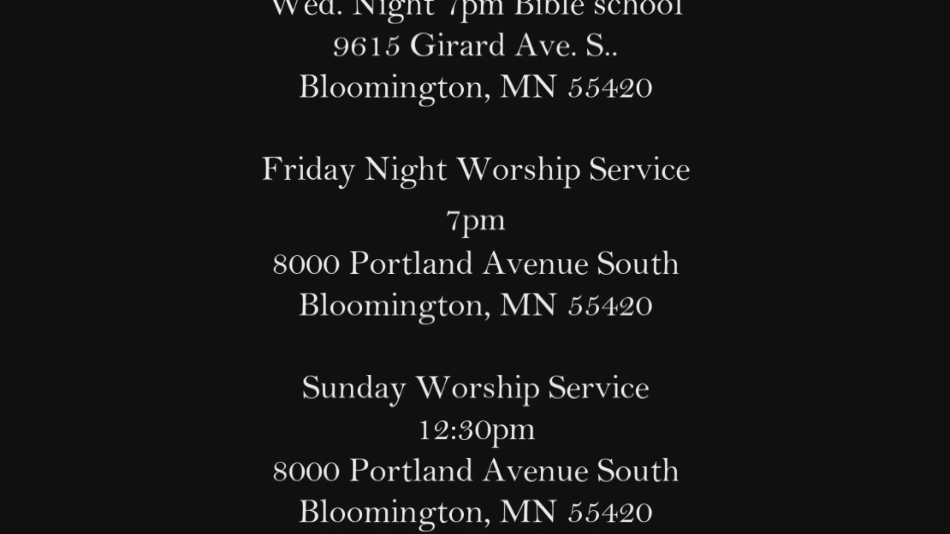 Potter's House of Jesus Christ 12/31/17