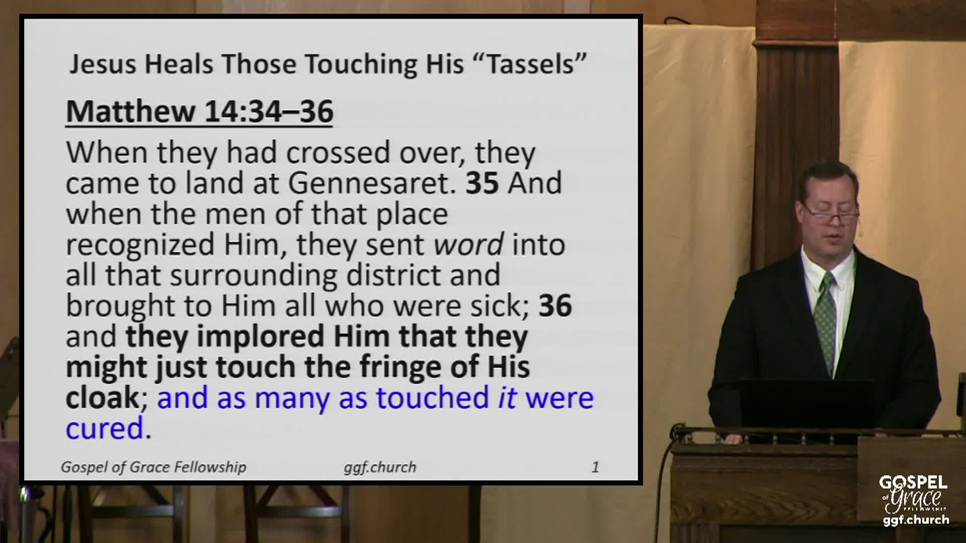 Gospel of Grace Fellowship Church 03/30/2025