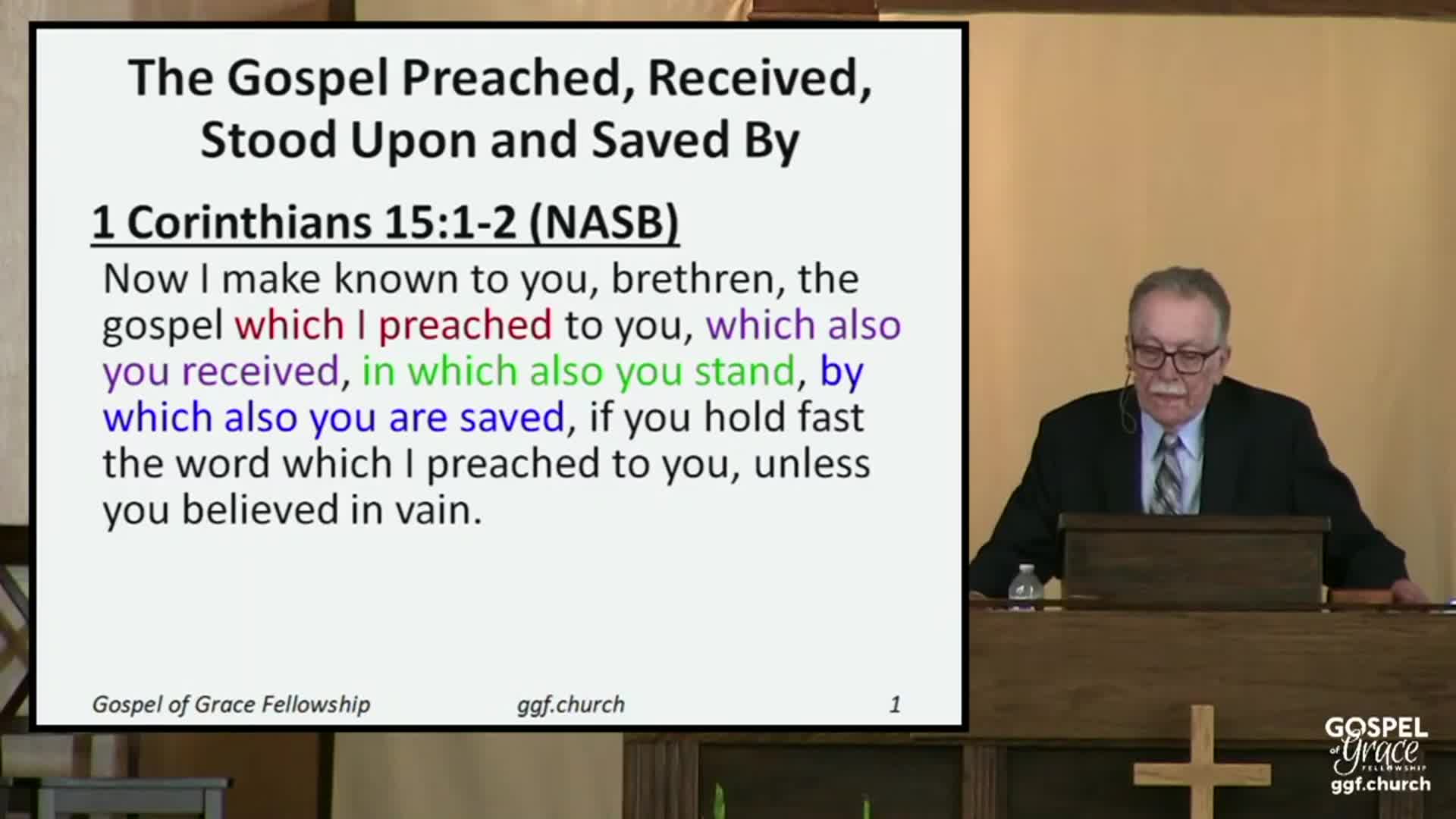 Gospel of Grace Fellowship Church 08/24/2025