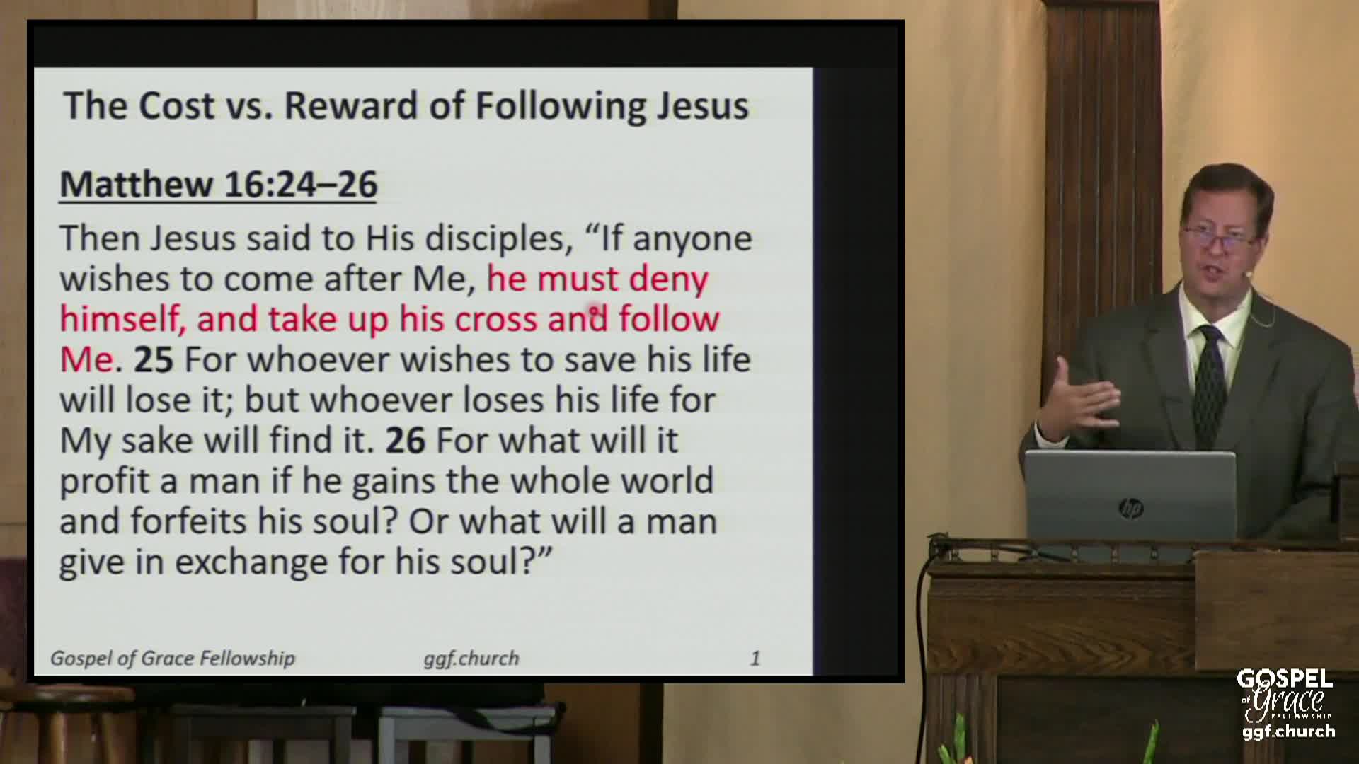 Gospel of Grace Fellowship Church 08/31/2025