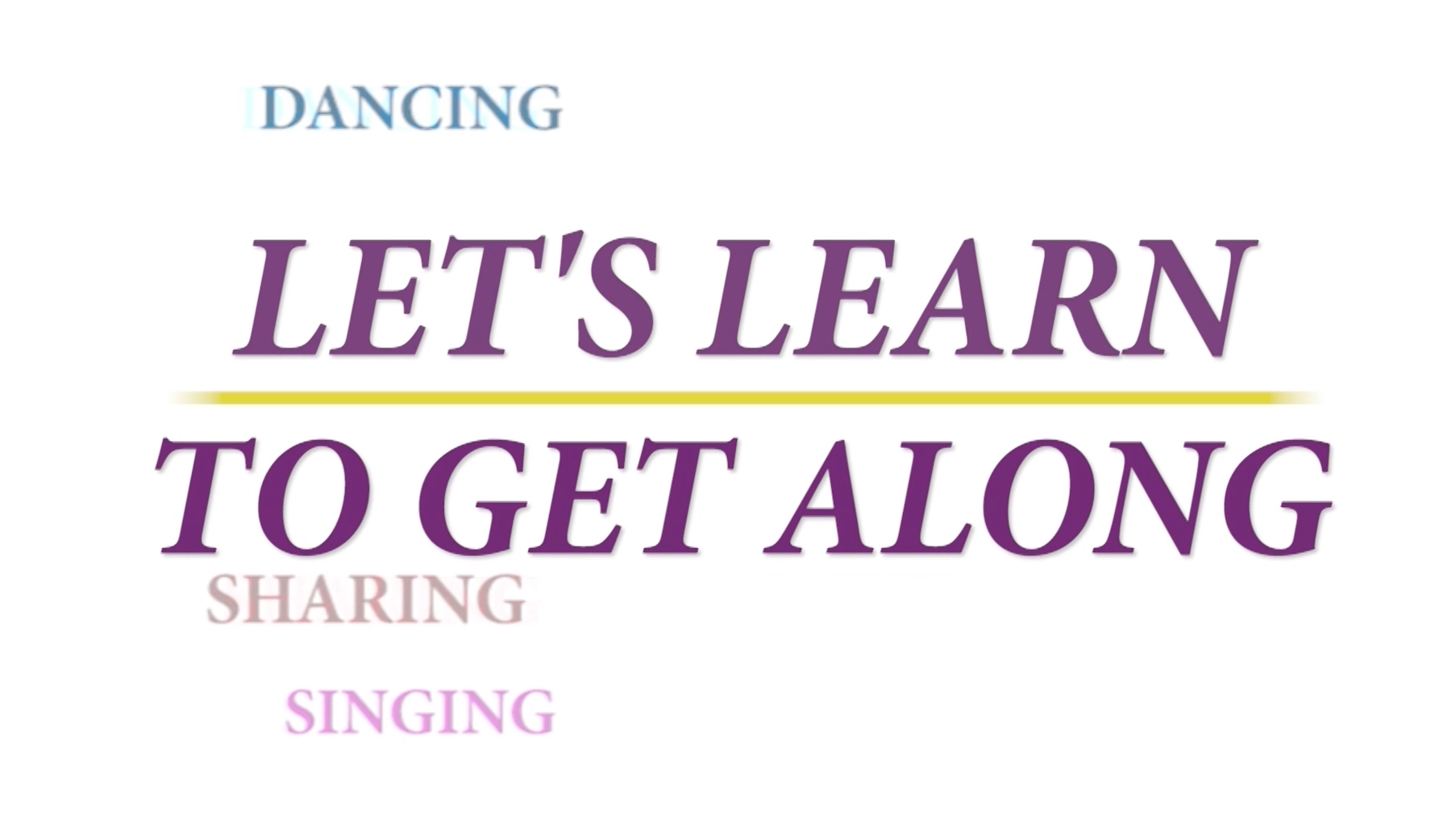 Let's Learn to Get Along-  Truth 834P