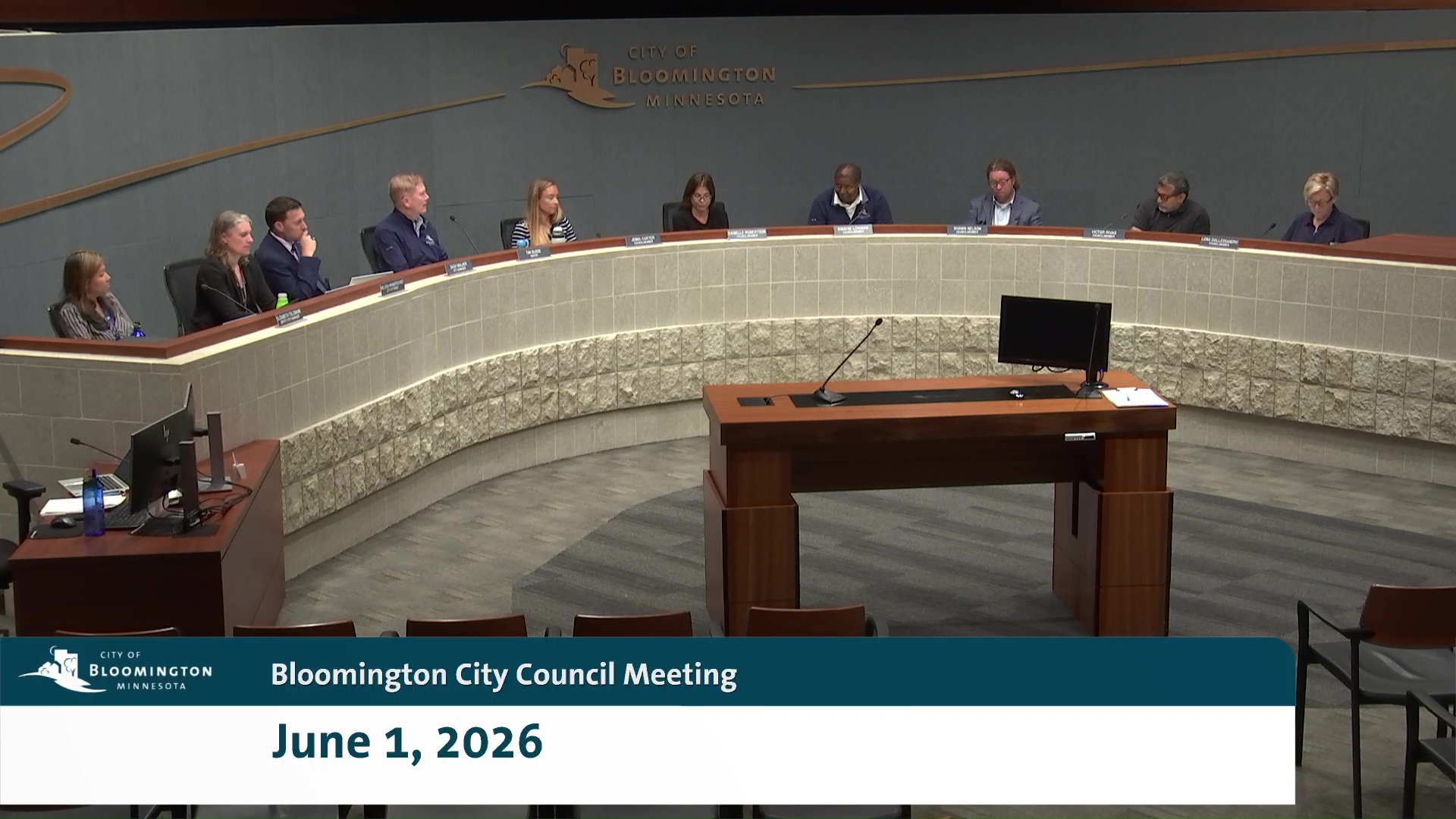 City Council Meeting: June 1, 2026