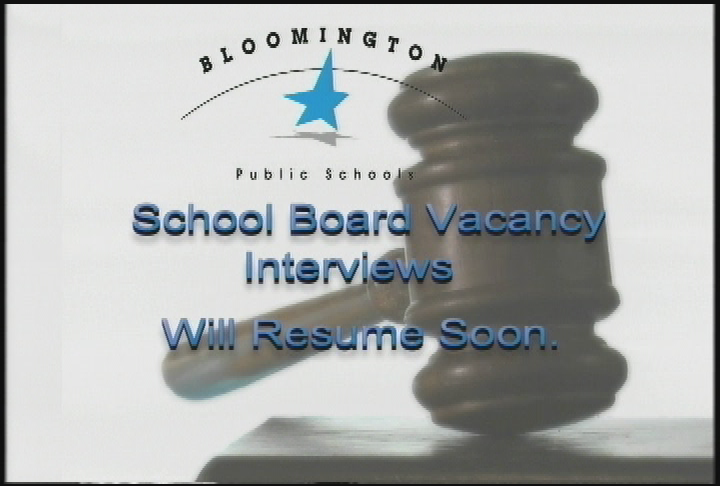 Special School Board Meeting: Jan. 5 (Vacancy Interviews)