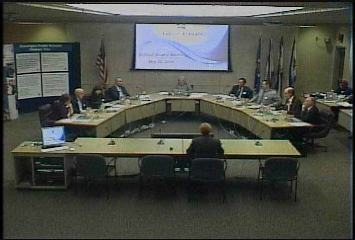 School Board Meeting: May 26