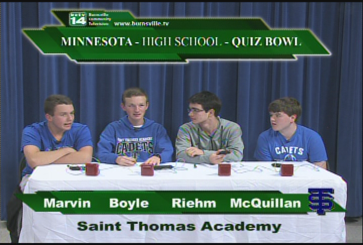 High School Quiz Bowl - St. Thomas Academy vs. Simley